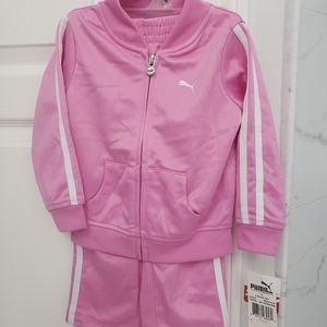 Girls Puma track suit